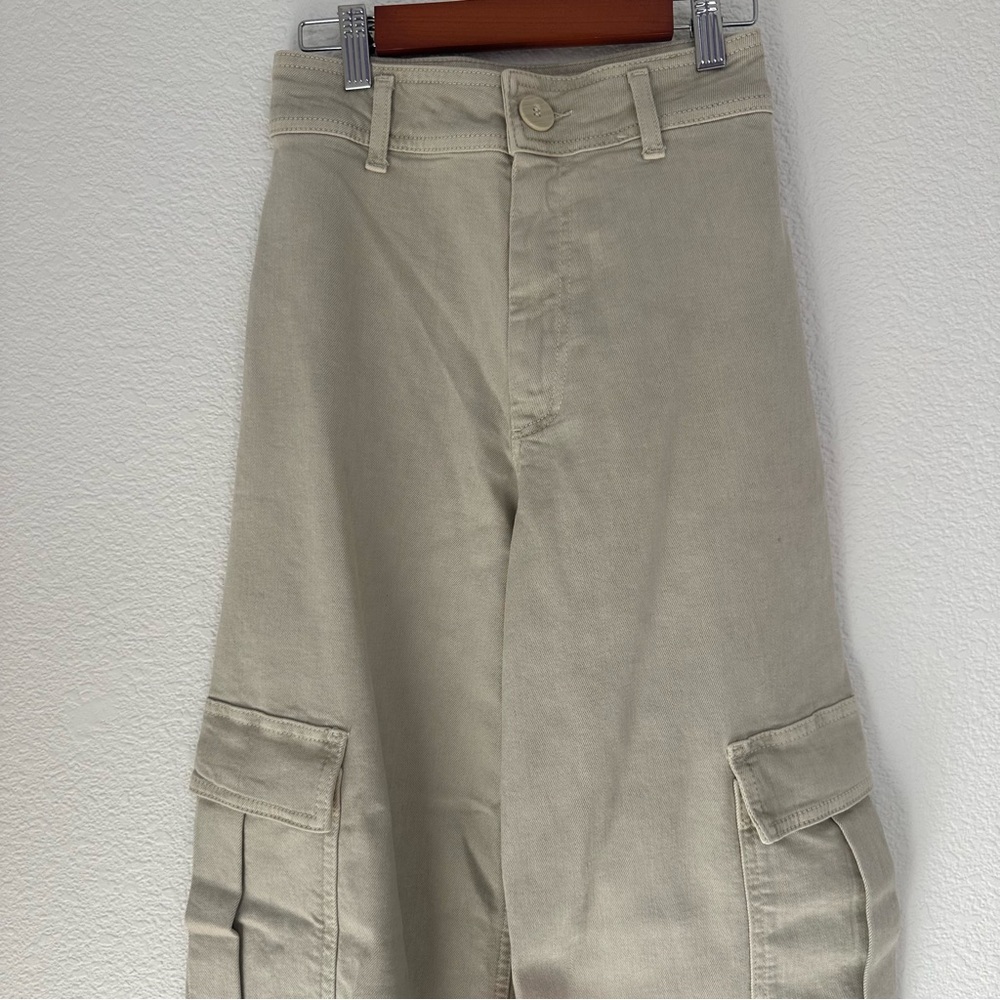 Zara Women's High Waisted Wide Leg Cargo Pants‎ Size 0 - Picture 14 of 14